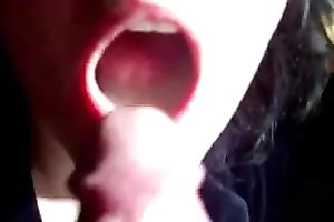 My raven-haired experienced black cock sluts enjoys the smack of my cream