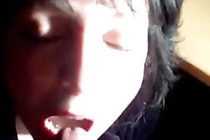 My raven-haired experienced black cock sluts enjoys the smack of my cream