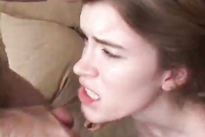 Lustful salacious sweety receives hammered by 2 powerful rods