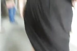 This bootyful seductress could not have guessed I was spying on her