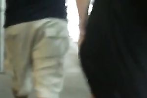 This bootyful seductress could not have guessed I was spying on her