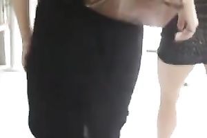 This bootyful seductress could not have guessed I was spying on her