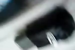 Black haired hoochie can't live without it when a man hits her from the back