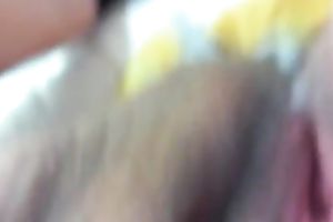 Vagina of my hotwife opened up and filmed closeup at home