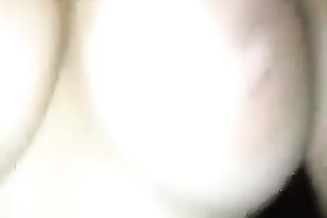 When my black cock sluts rides me backwards that babe makes these massive titties jiggle