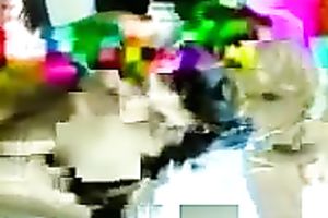 Hot and fresh dark brown girlfriend stripped flashing privates in the bedroom