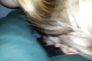 My perverted GF seems to be unable to take her lips off my pecker