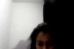 Lustful cam floozy plays with her love tunnel and natural breasts