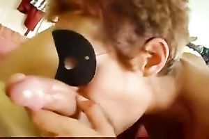 My diminutive tittied housewife knows how to give a ideal oral job