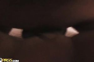 Close up POV movie with a wench getting her love tunnel fingered and screwed