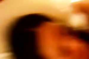 Drizzling her pretty face with large cumload after steamy sex