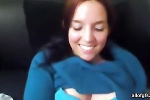 Cock crazed gal gives her lascivious BF one hell of a cook jerking