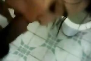 My Indian GF shows her large bra buddies and gives me a terrific oral-job