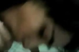 My Indian GF shows her large bra buddies and gives me a terrific oral-job