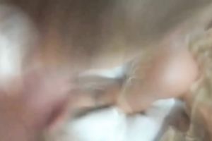 Uncontrollably lewd playgirl copulates with a sex tool in her booty