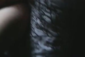 Cumming all over my wife's naturally shaped breasts