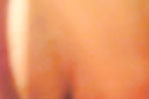 Alluring playgirl of mine stretches her fanny as takes shlong in her arse