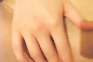 Alluring playgirl of mine stretches her fanny as takes shlong in her arse