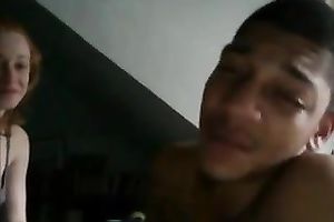 Cute and hawt redhead college white wife can't live without dark dick