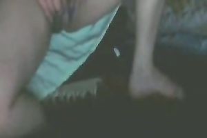 My aged co-worker plays with her cum-hole in front of a cam