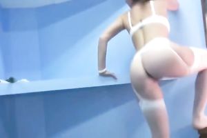 Bosomy dilettante skank enjoys fucking her cunt with cucumbers