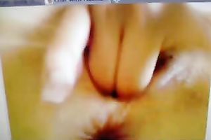 This virtual hooker strokes her muff like a eager bitch