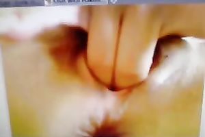 This virtual hooker strokes her muff like a eager bitch