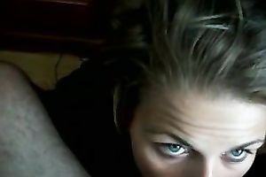 Amazing POV act with my ex girlfriend working on my penis