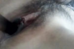 Amazing homemade solo clip with my ex GF playing with a fake penis