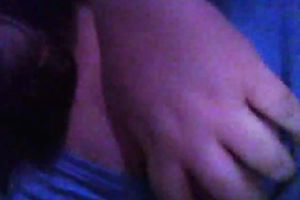 Playful corpulent web camera amateur wife sucks her sex toy and flashes her zeppelins