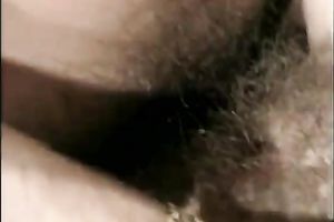 Hot dark brown legal age teenager gains experience with ballsy fucker