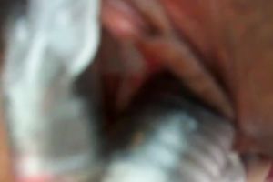 Fancy sex tool with buttons for unshaved Asian legal age teenager cookie