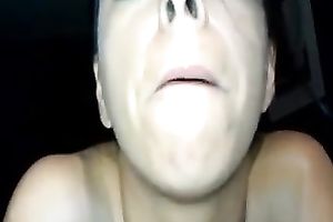 One greater quantity bawdy British schlong gobbling doxy on POV tape