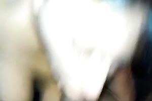 One greater quantity bawdy British schlong gobbling doxy on POV tape