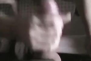 Salacious dark brown sucks my dick untill it explodes with ball cream