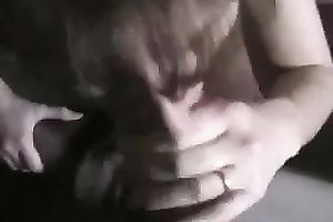 Salacious dark brown sucks my dick untill it explodes with ball cream