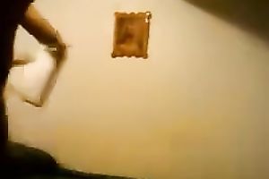 Mexican hooker is in my room for a quickie on hidden cam