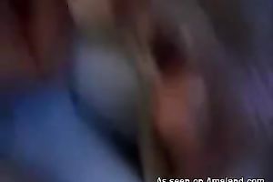 Three concupiscent legal age teenagers enjoy engulfing dick and spunk fountain shower