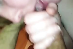 Plump slutwife sucks my deliciously ravishing pecker until I cum all over her face