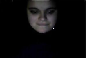 Erotic webcam solo with my fresh GF playing with her breasts