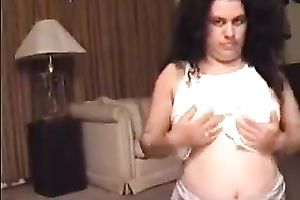 Just a latin babe obese aged white wife with large love muffins flashing