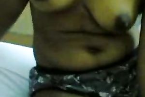 Cute Indian sexy dirty slut wife with large milk sacks positions bare on webcam