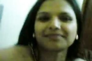 Cute Indian sexy dirty slut wife with large milk sacks positions bare on webcam
