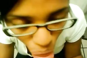 I love watching my pecker slip in and out of her dirty throat