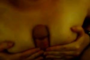 I love to take up with the tongue my girlfriend's yummy cookie in front of a camera