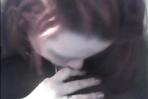 Tattooed redhead hooker works on my BBC and enjoys it a lot