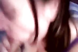 My super lewd GF with palatable mangos knows how to give an awesome blowjob