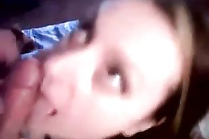 My super lewd GF with palatable mangos knows how to give an awesome blowjob