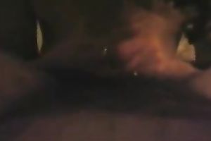 My spoiled girlfriend rubs my cock with her hand until I cum