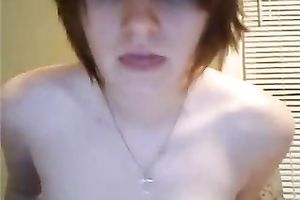Sex-starved with miniature whoppers knows how to put on a nice livecam show